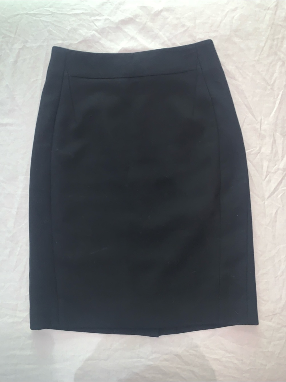 Ann Taylor Black Tailored Pencil Skirt